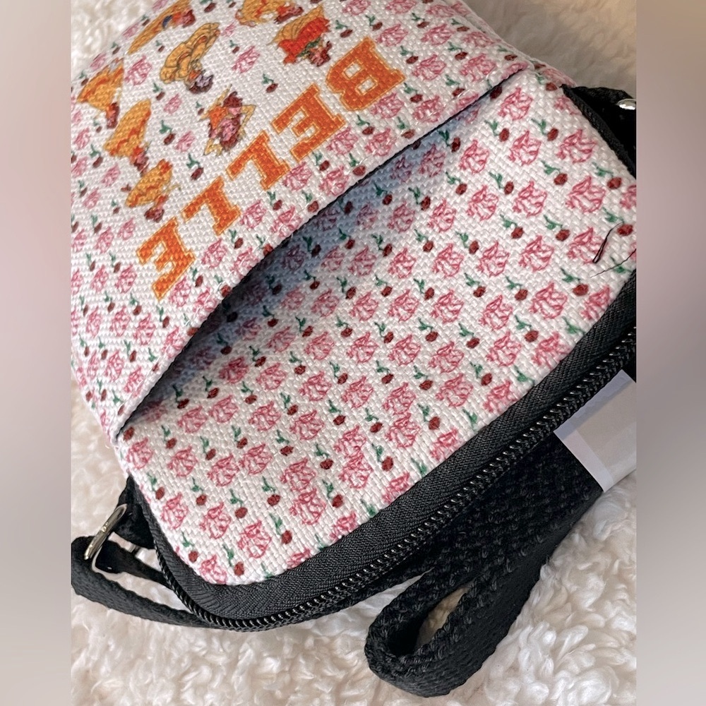 Disney’s Belle Character | Canvas Crossbody Bag - Picture 3 of 4